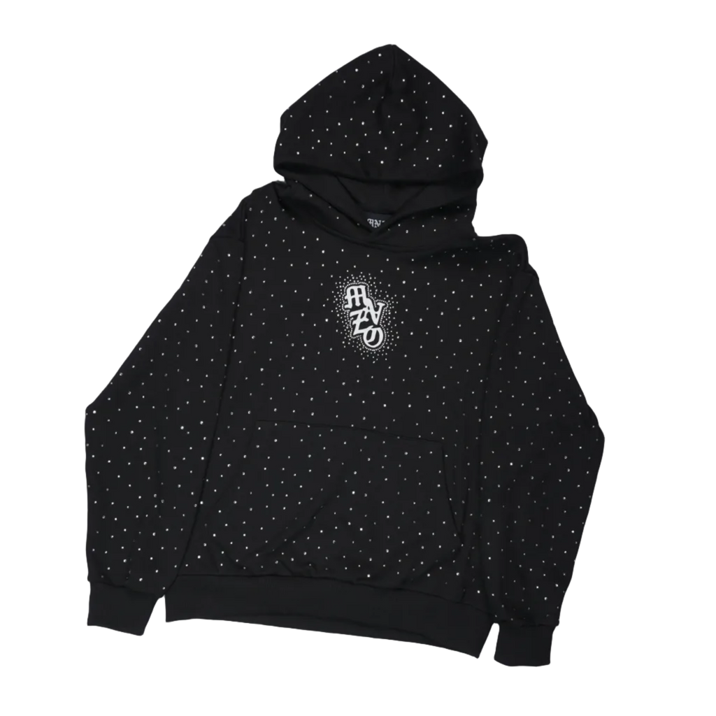 MNZO Luxury Edition Black & White Hoodie