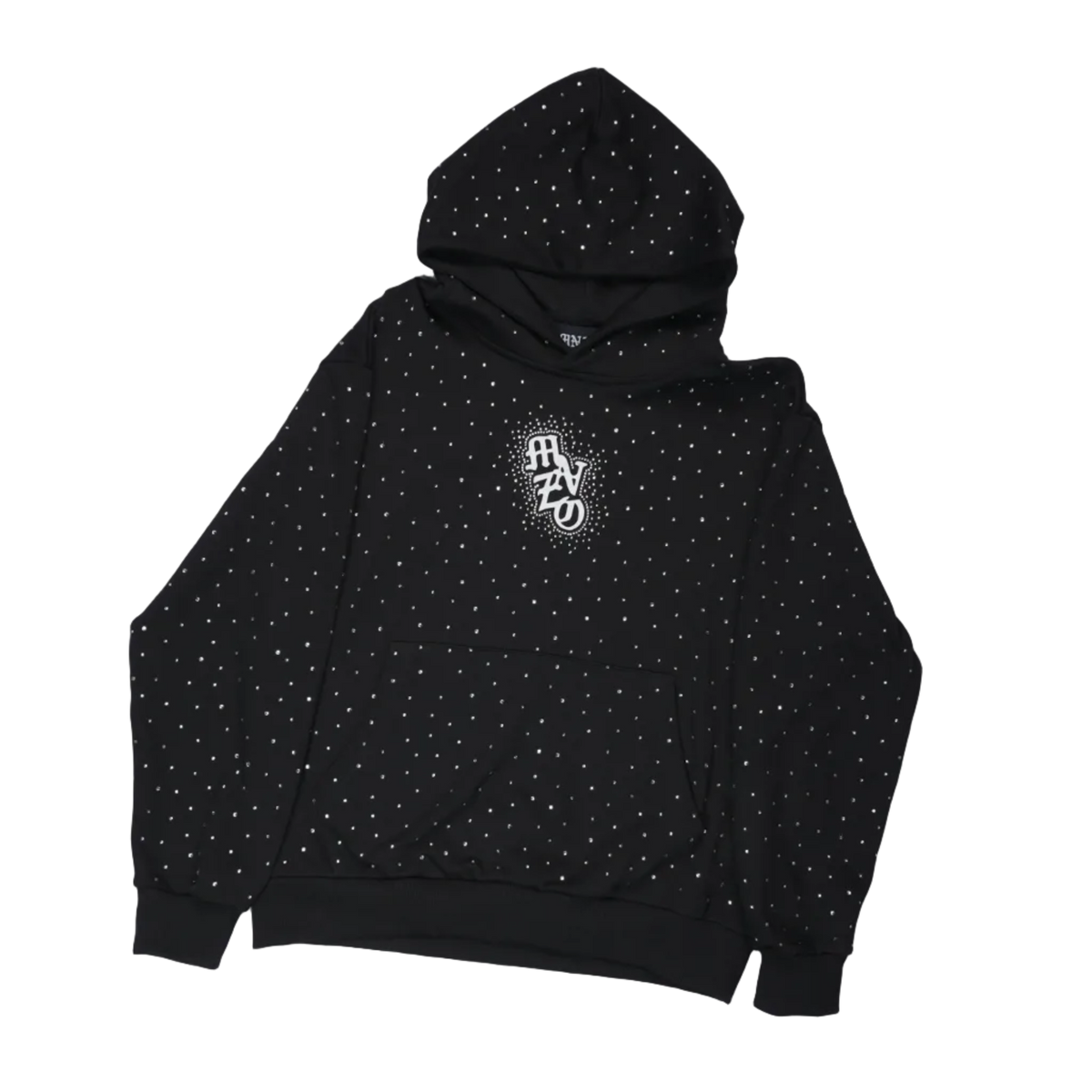 MNZO Luxury Edition Black & White Hoodie – Drop Haus