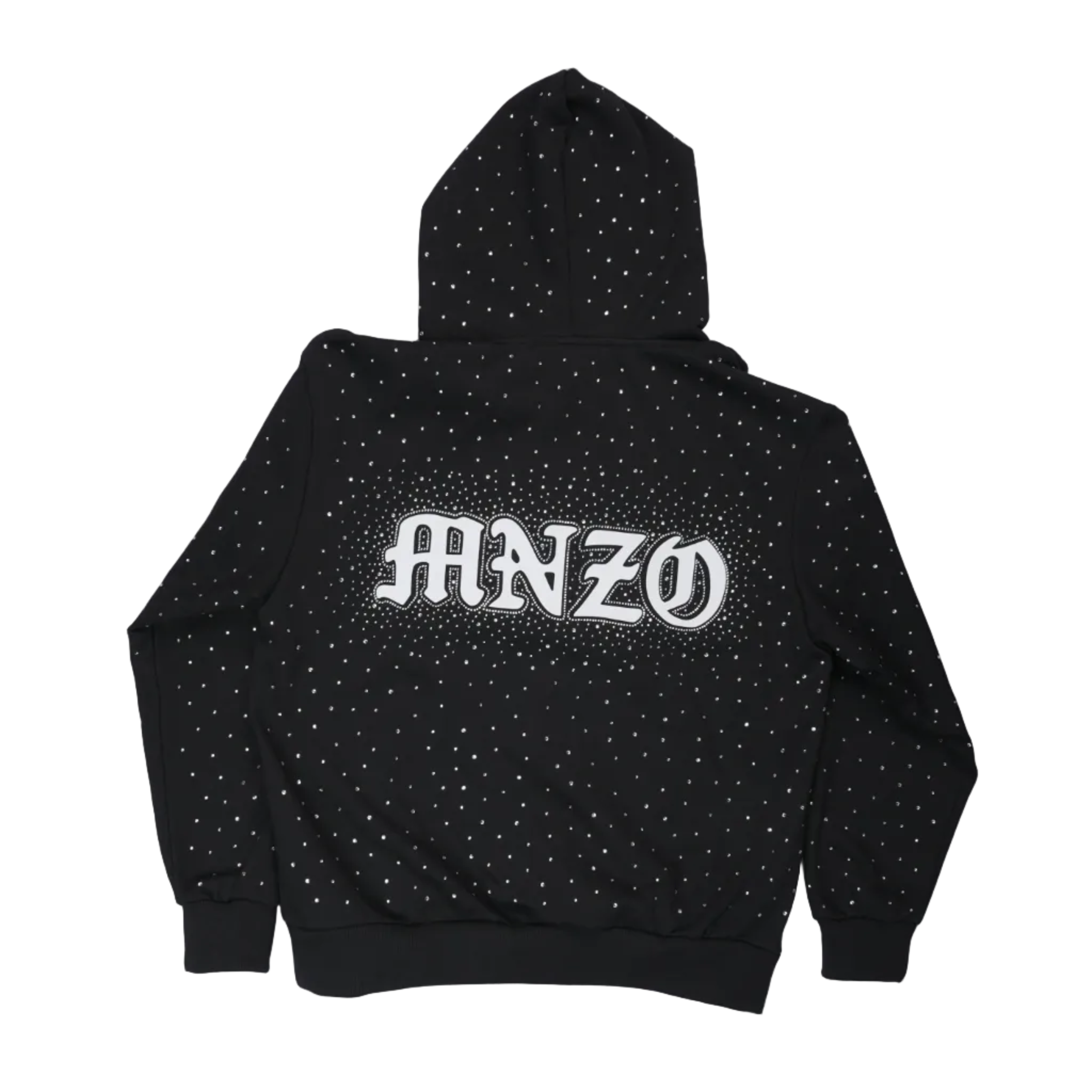 MNZO Luxury Edition Black & White Hoodie