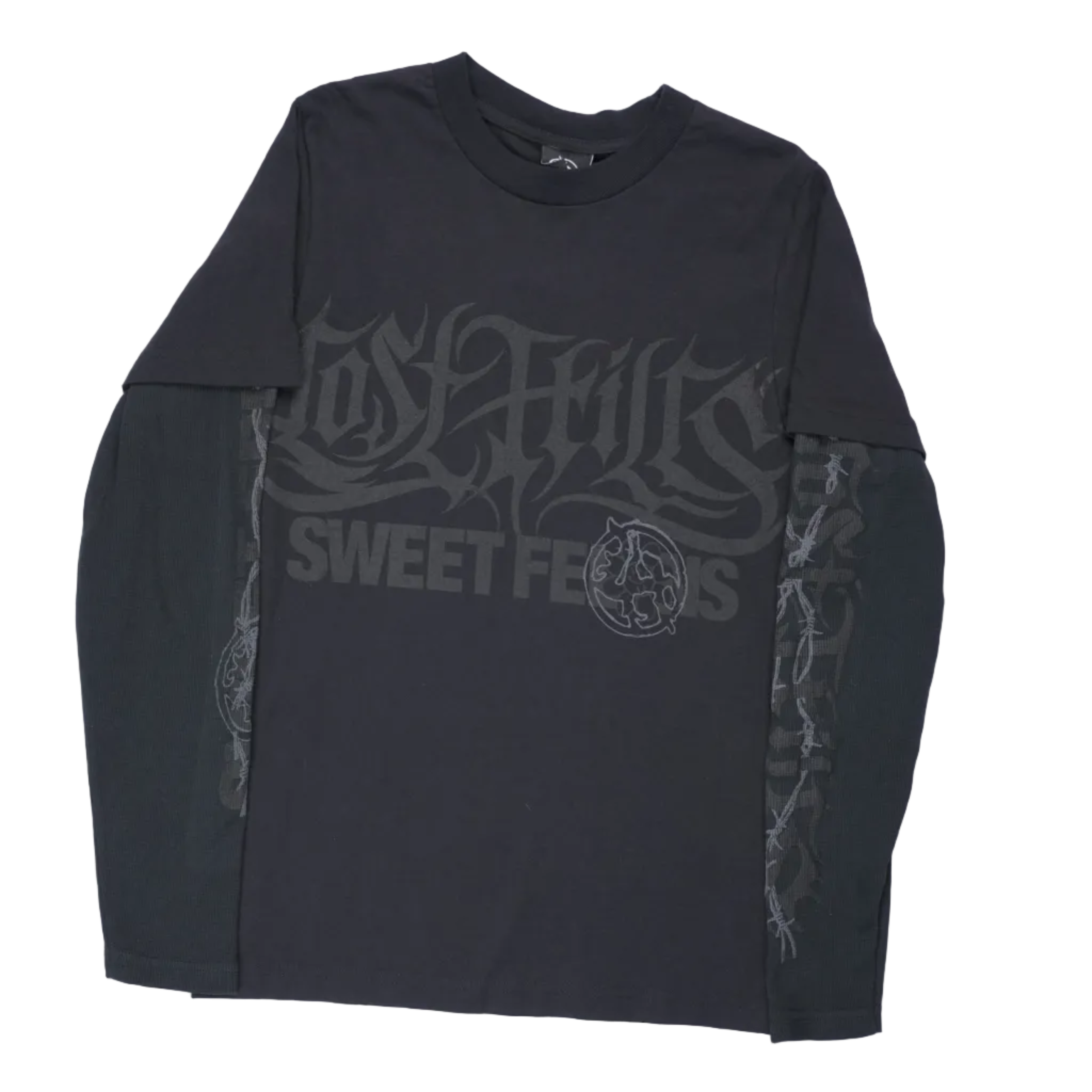 Sweet Felons x Lost Hills Black Long Sleeve Shirt